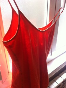 Drying walk shirt at Cueca hostal window 